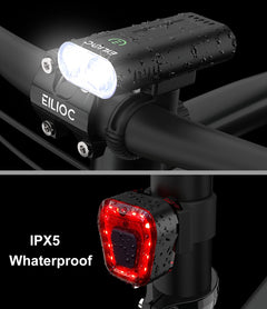Rechargeable Bike Light Set