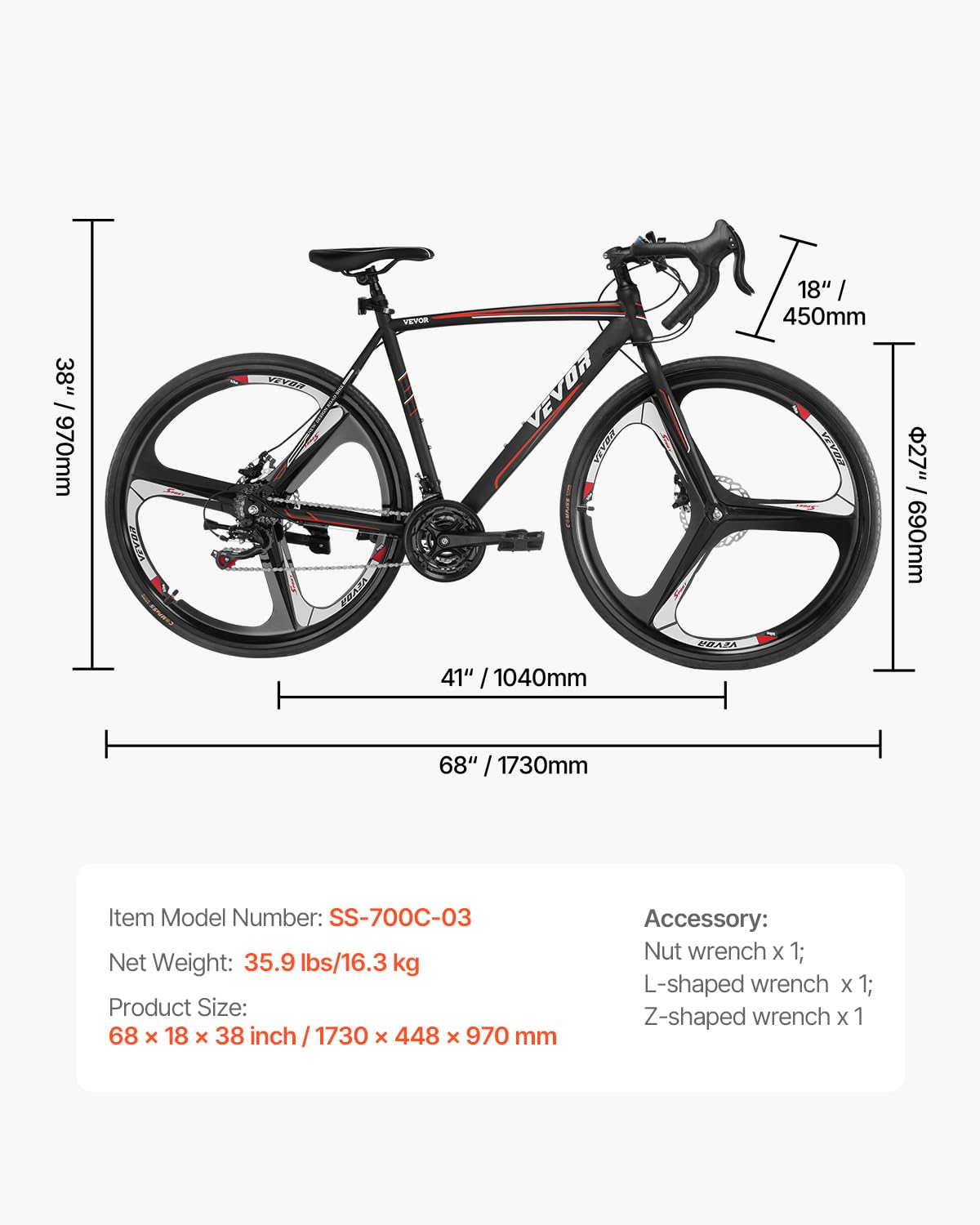 700C Road Bike