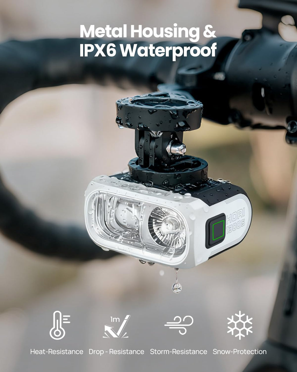 1300 Lumen Bike Headlight