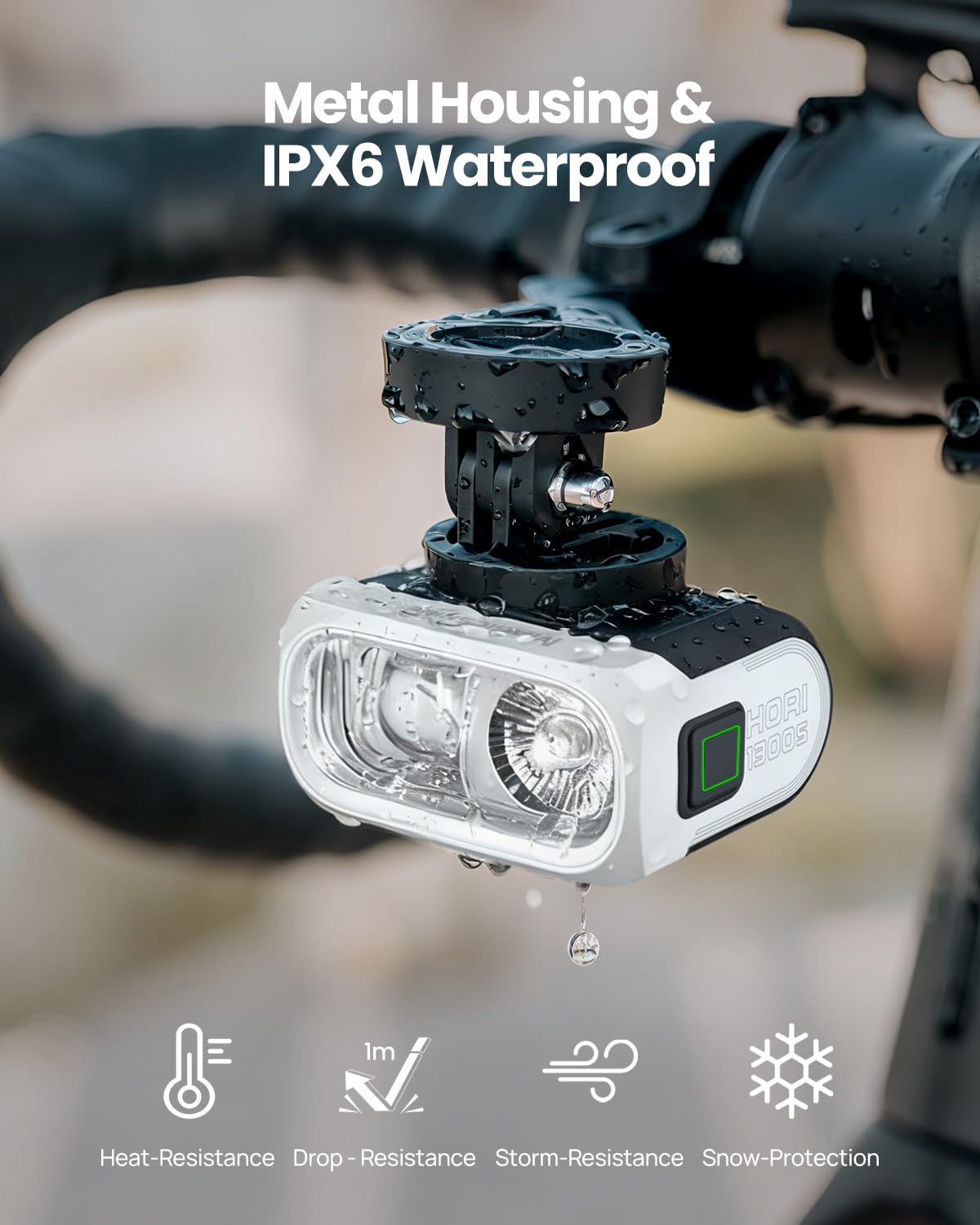 1300 Lumen Bike Headlight