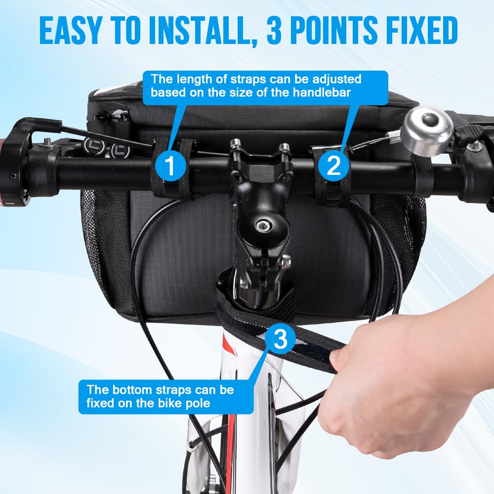 Insulated Bike Handlebar Bag