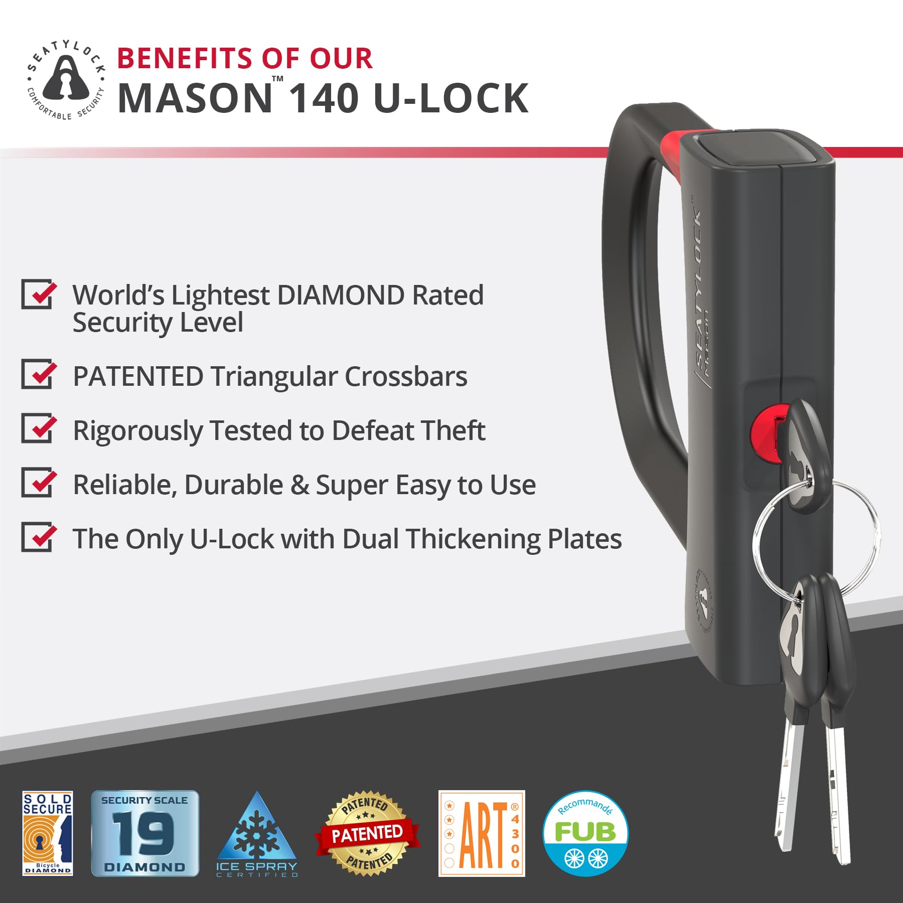Heavy Duty Bike U-Lock