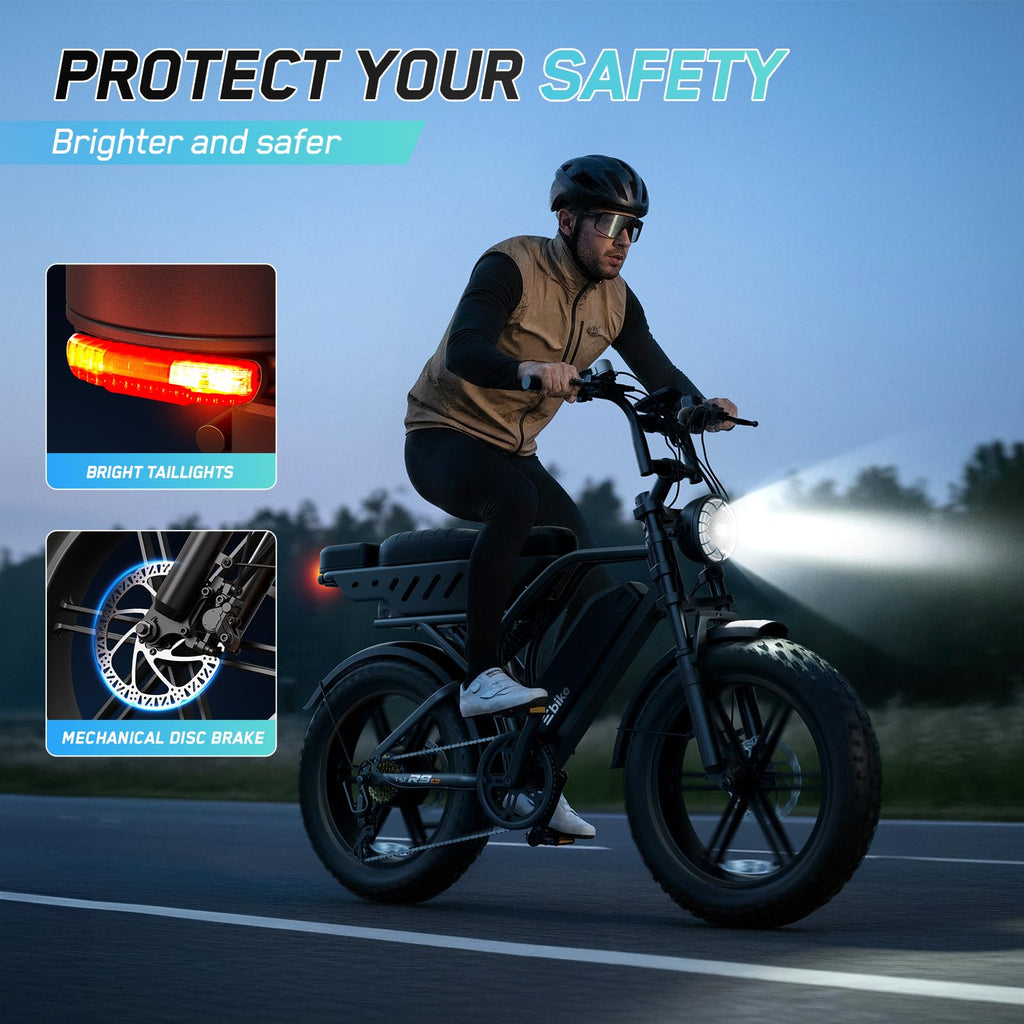 Retro Fat Tire Electric Bike