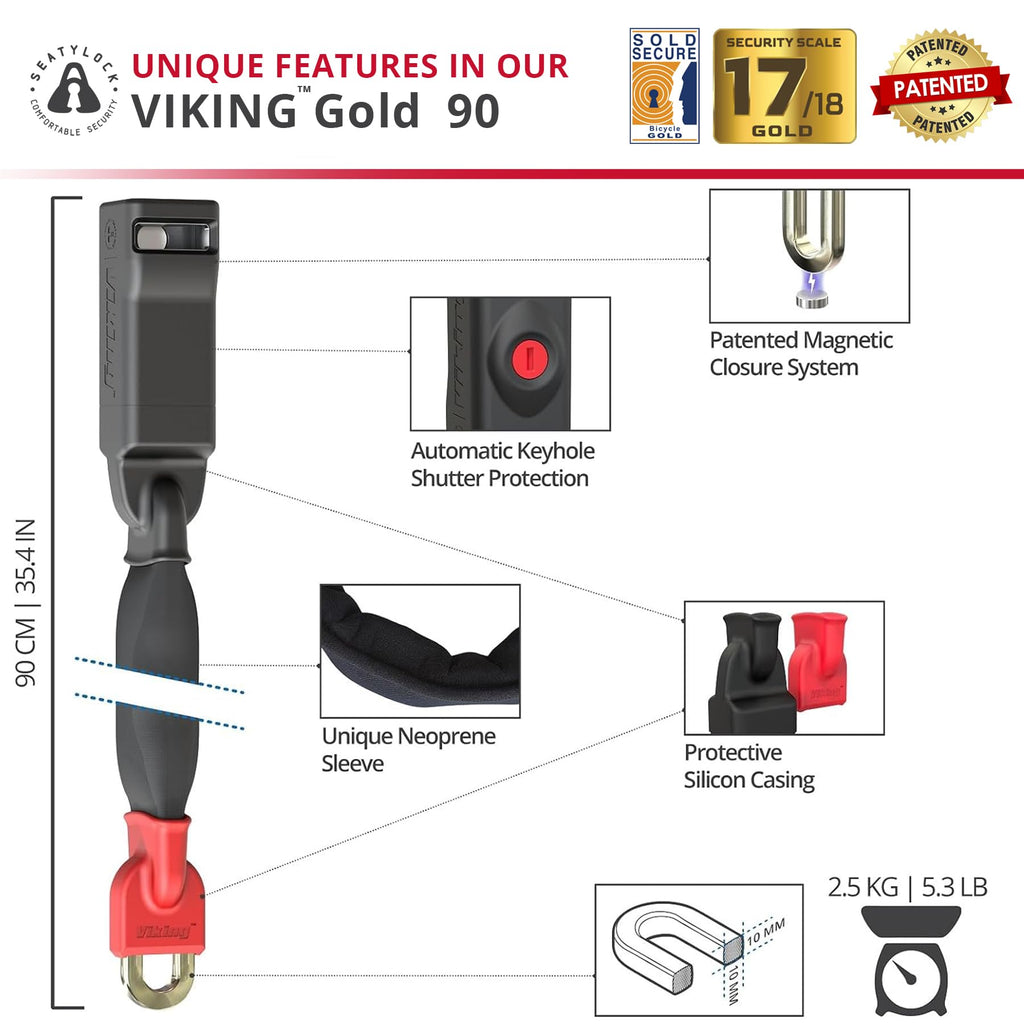 Heavy Duty Bike Chain Lock