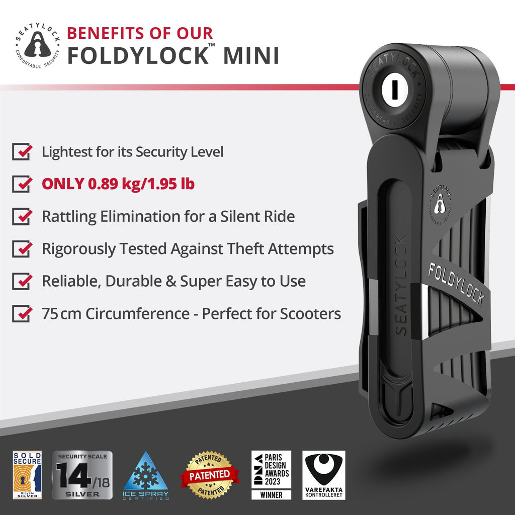 Mini Folding Bike Lock