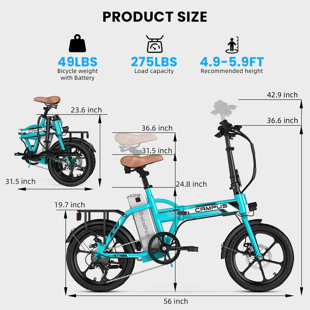 Lightweight Folding E-Bike