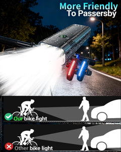 Rechargeable Bike Light Set