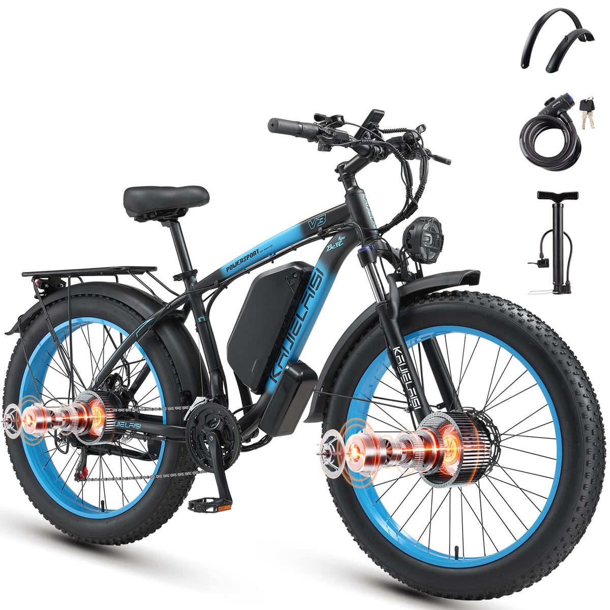 AWD Fat Tire Electric Bike