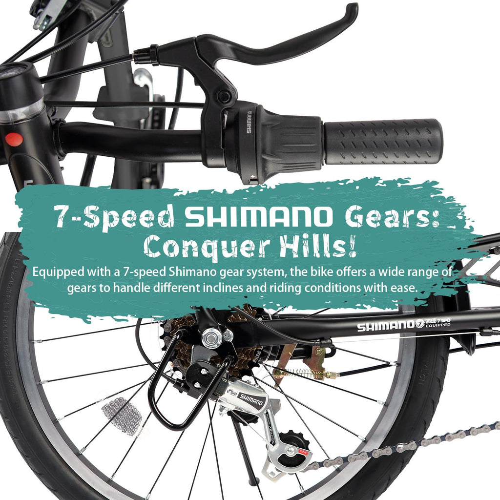 7-Speed Folding Bike
