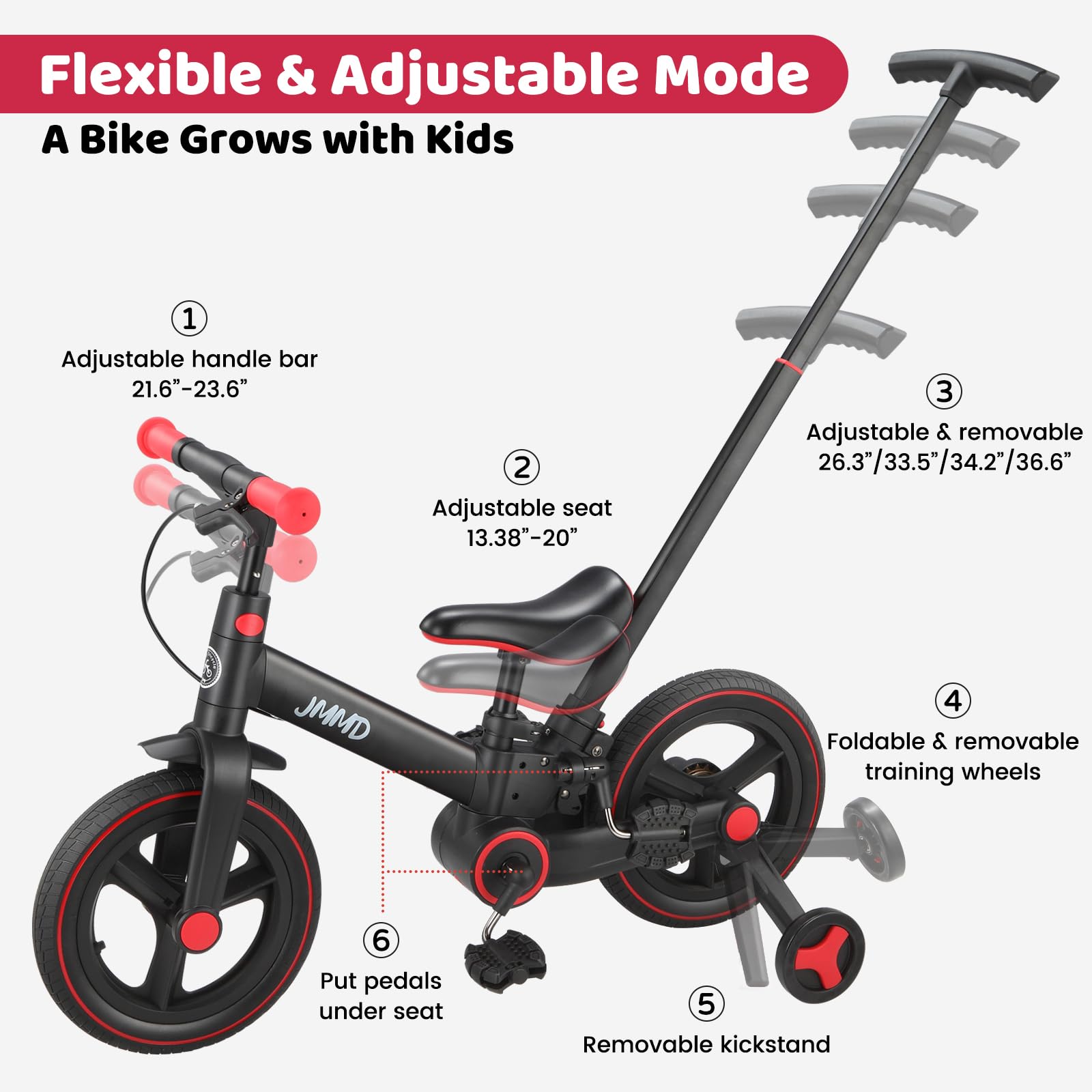 6-in-1 Toddler Bike