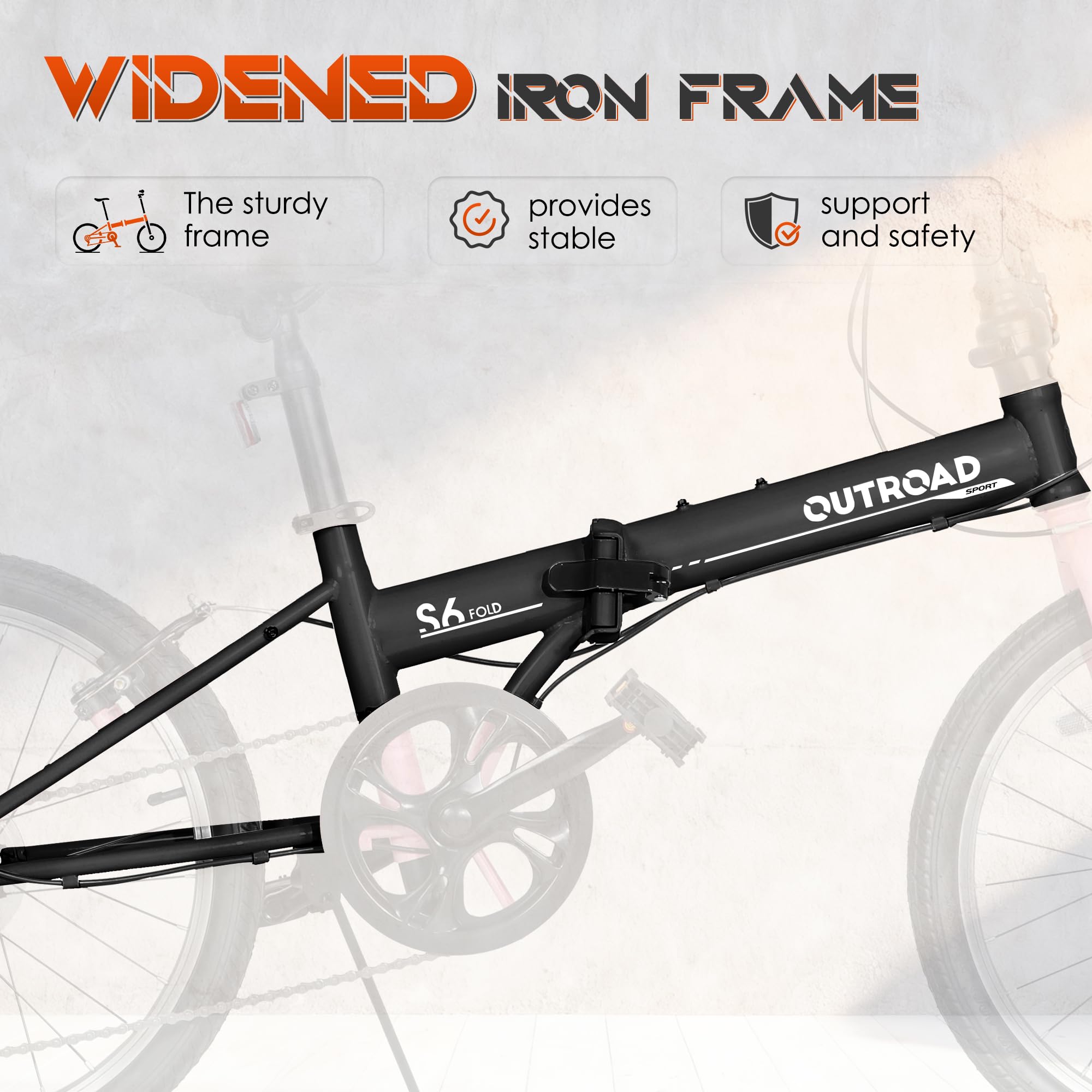 Step-Through Folding Bike
