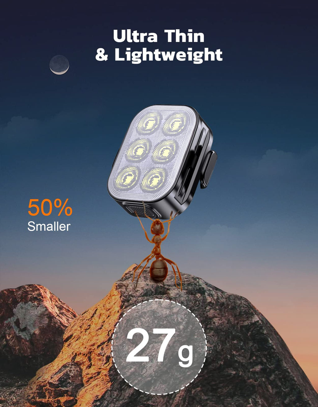USB Rechargeable Bike Light Set