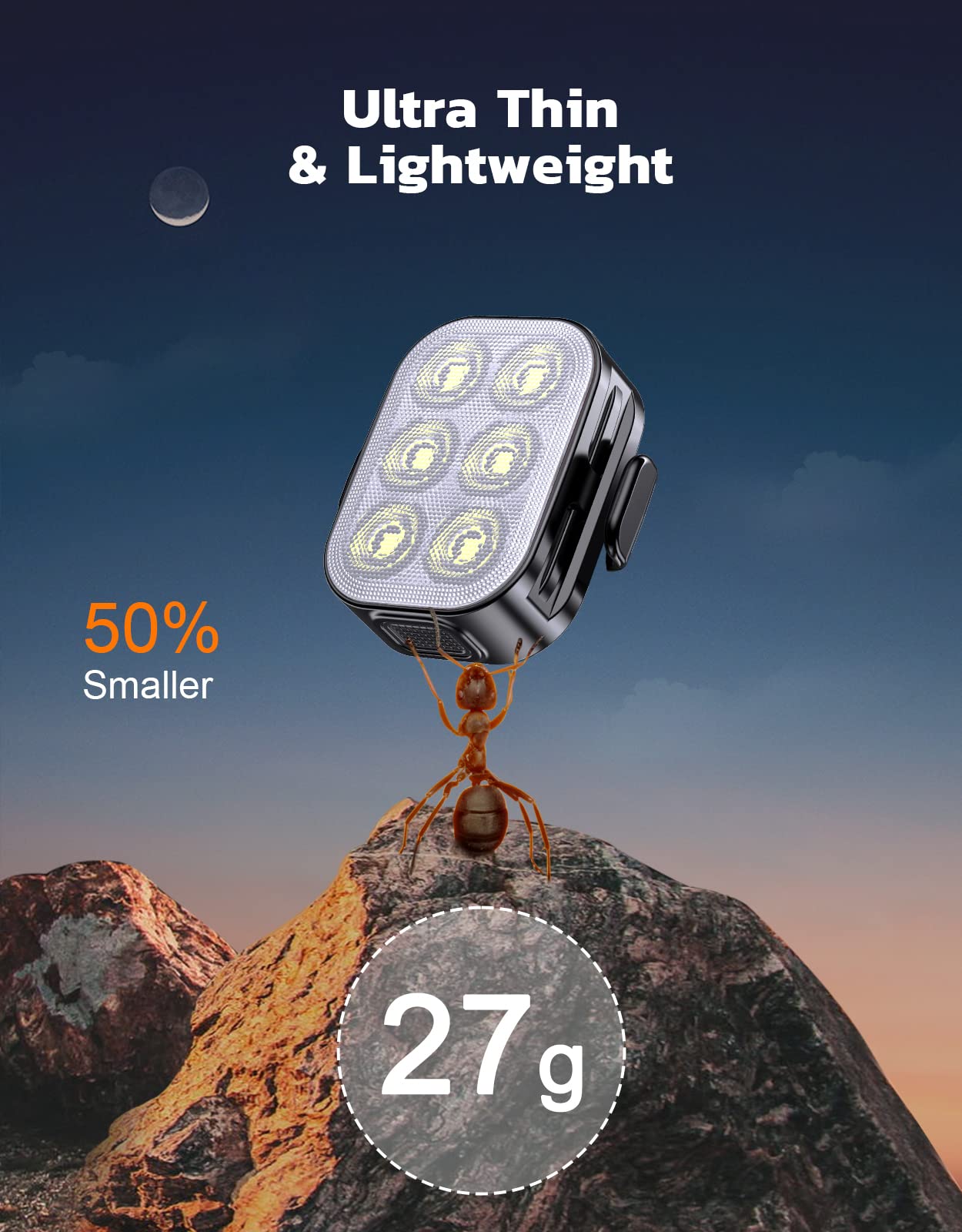 USB Rechargeable Bike Light Set