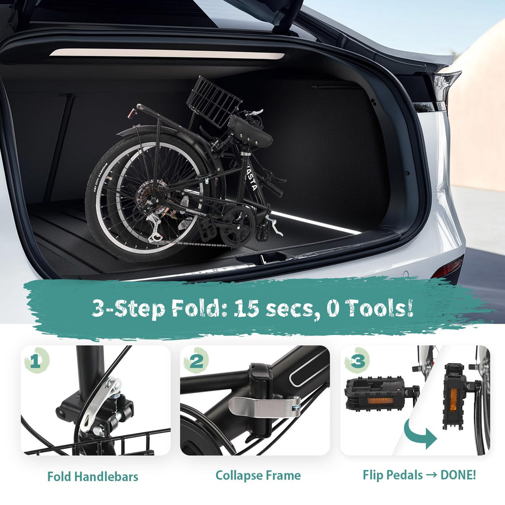 7-Speed Folding Bike
