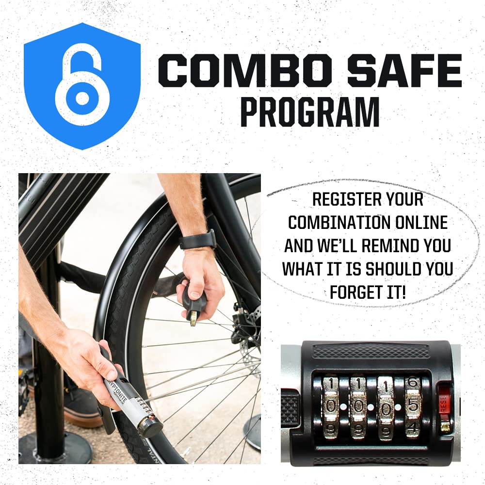 Folding Combination Bike Lock
