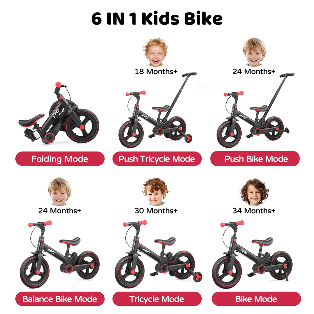 6-in-1 Toddler Bike