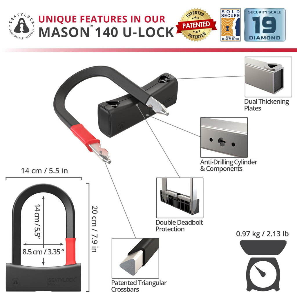 Heavy Duty Bike U-Lock