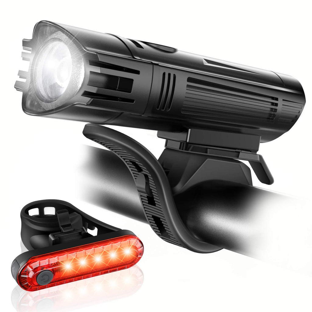 USB Rechargeable Bike Light Set