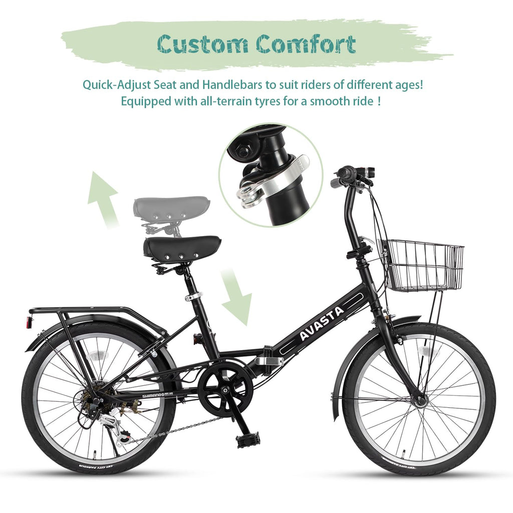 7-Speed Folding Bike