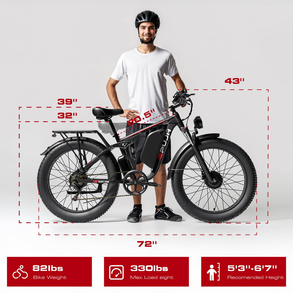 Dual Motor Fat Tire E-Bike