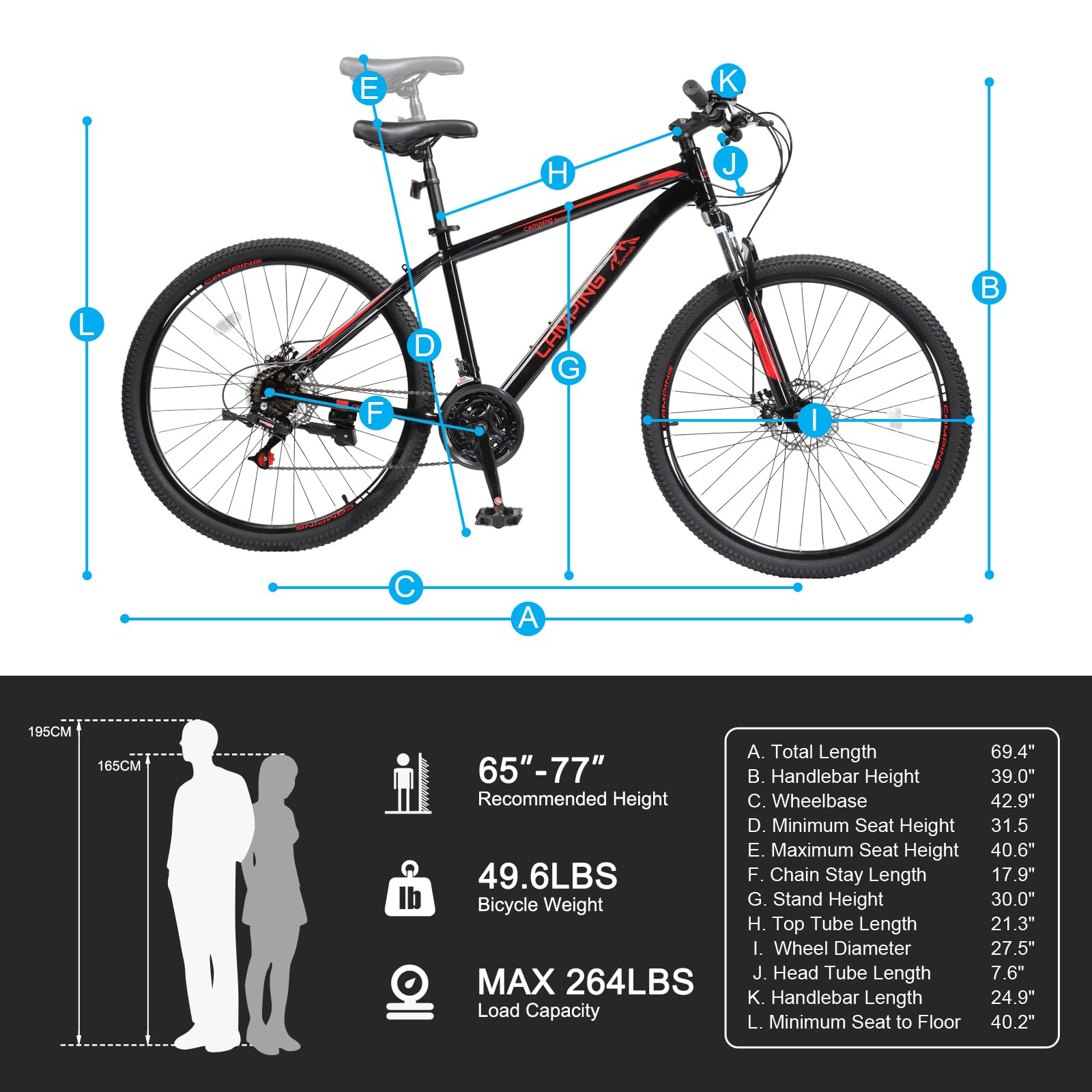 21-Speed Mountain Bike
