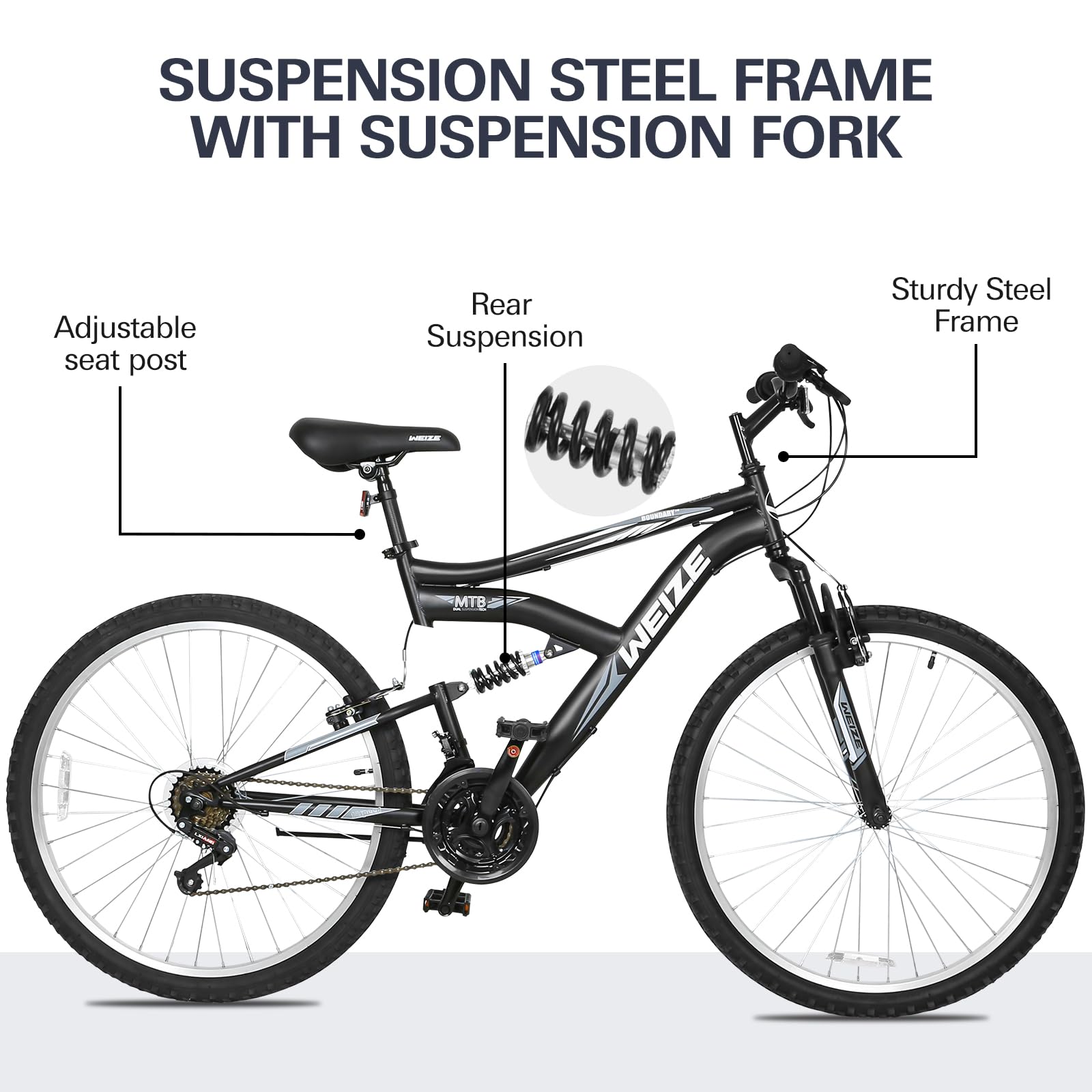 Dual Suspension Mountain Bike