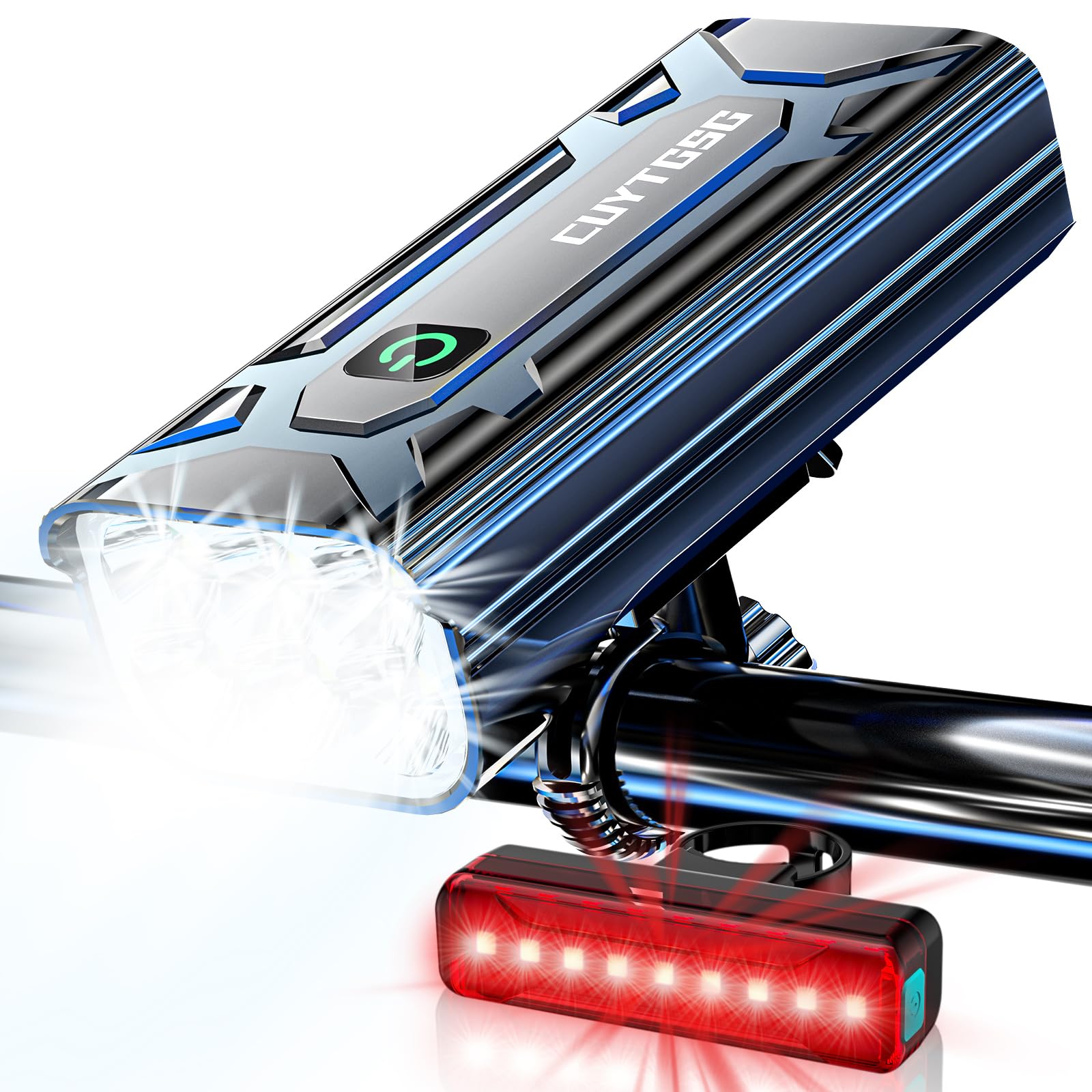 Rechargeable Bike Light Set