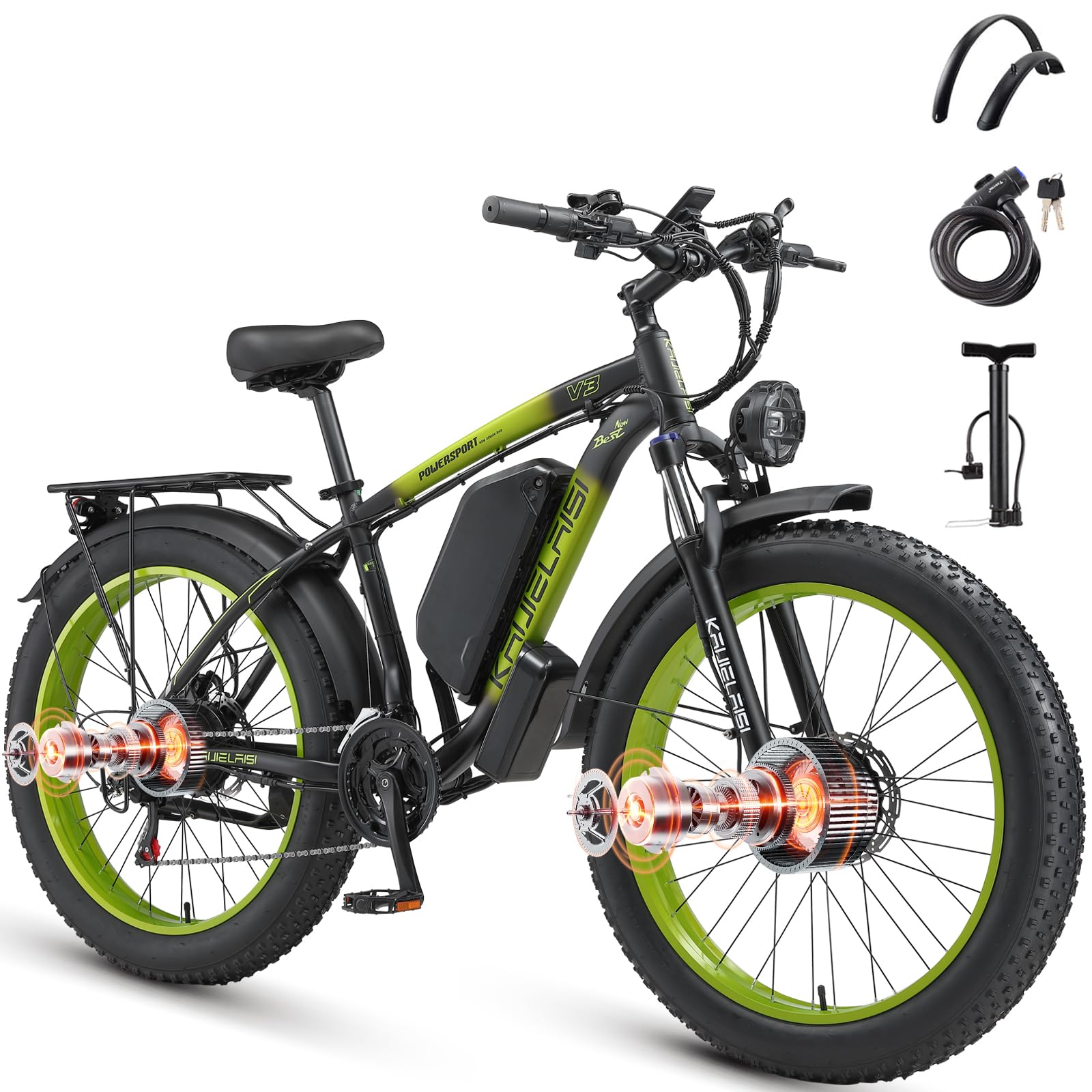 AWD Fat Tire Electric Bike