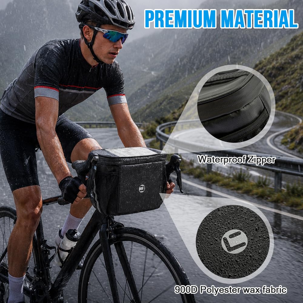 Insulated Bike Handlebar Bag