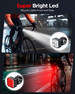 Rechargeable Bike Light Set