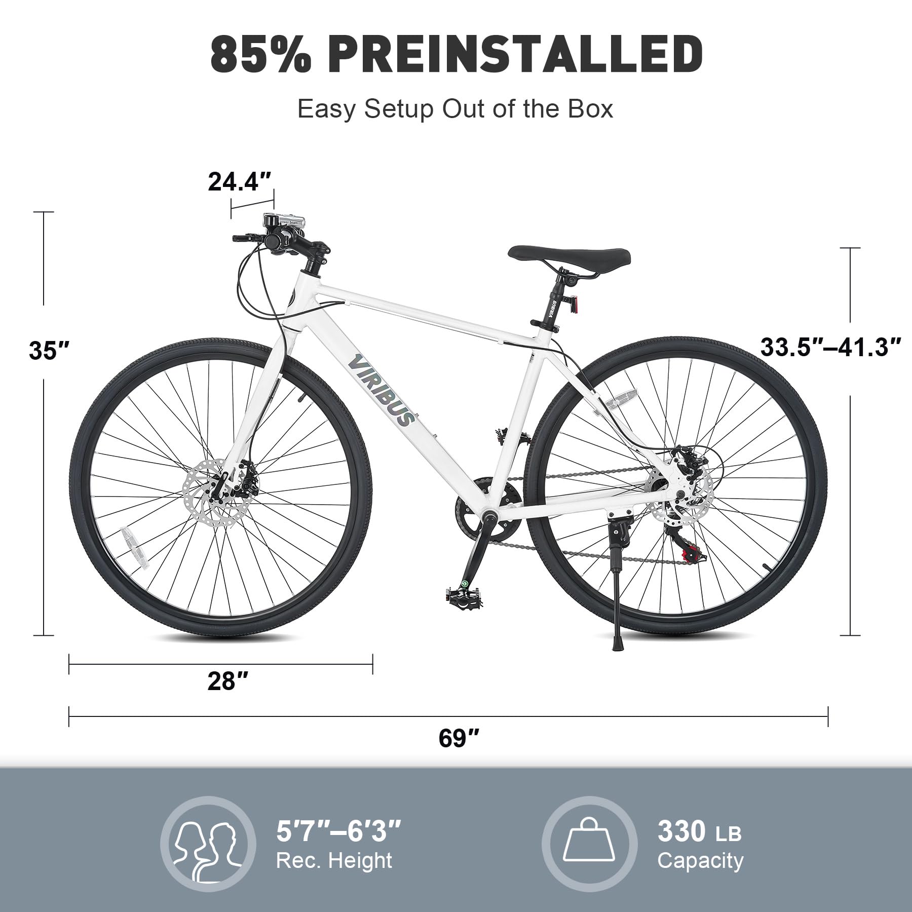 Hybrid City Bike
