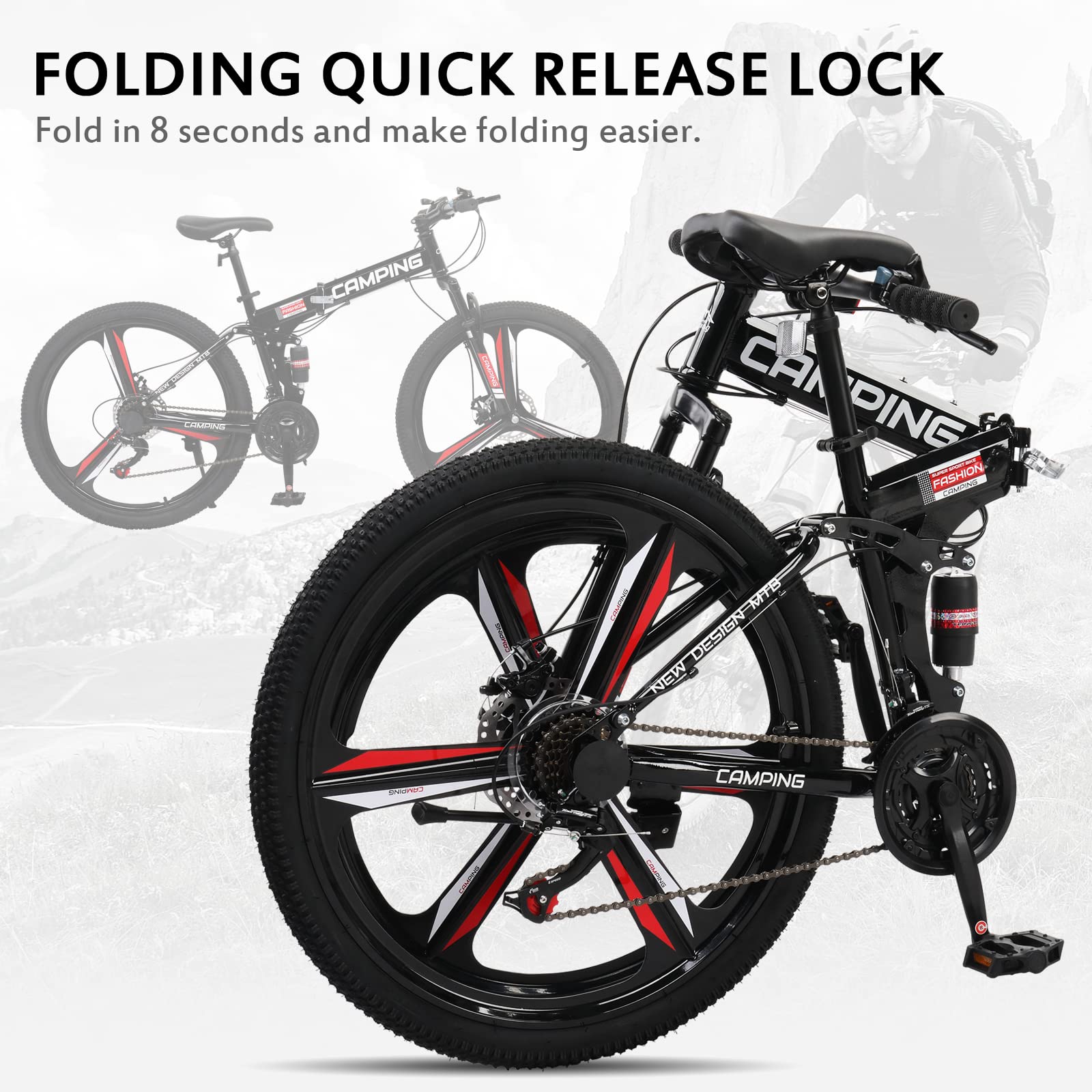 Folding Mountain Bike