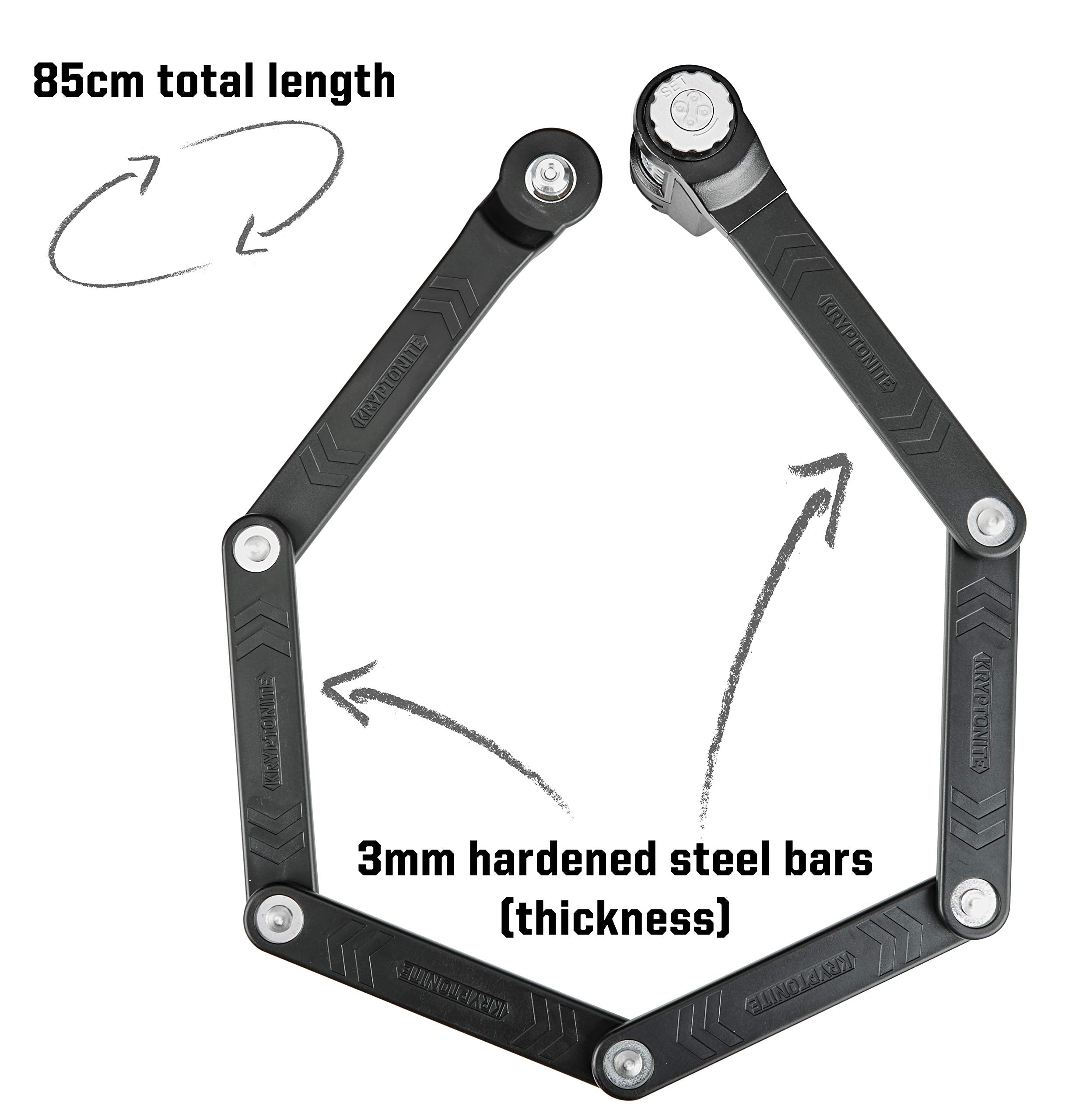 Folding Combination Bike Lock