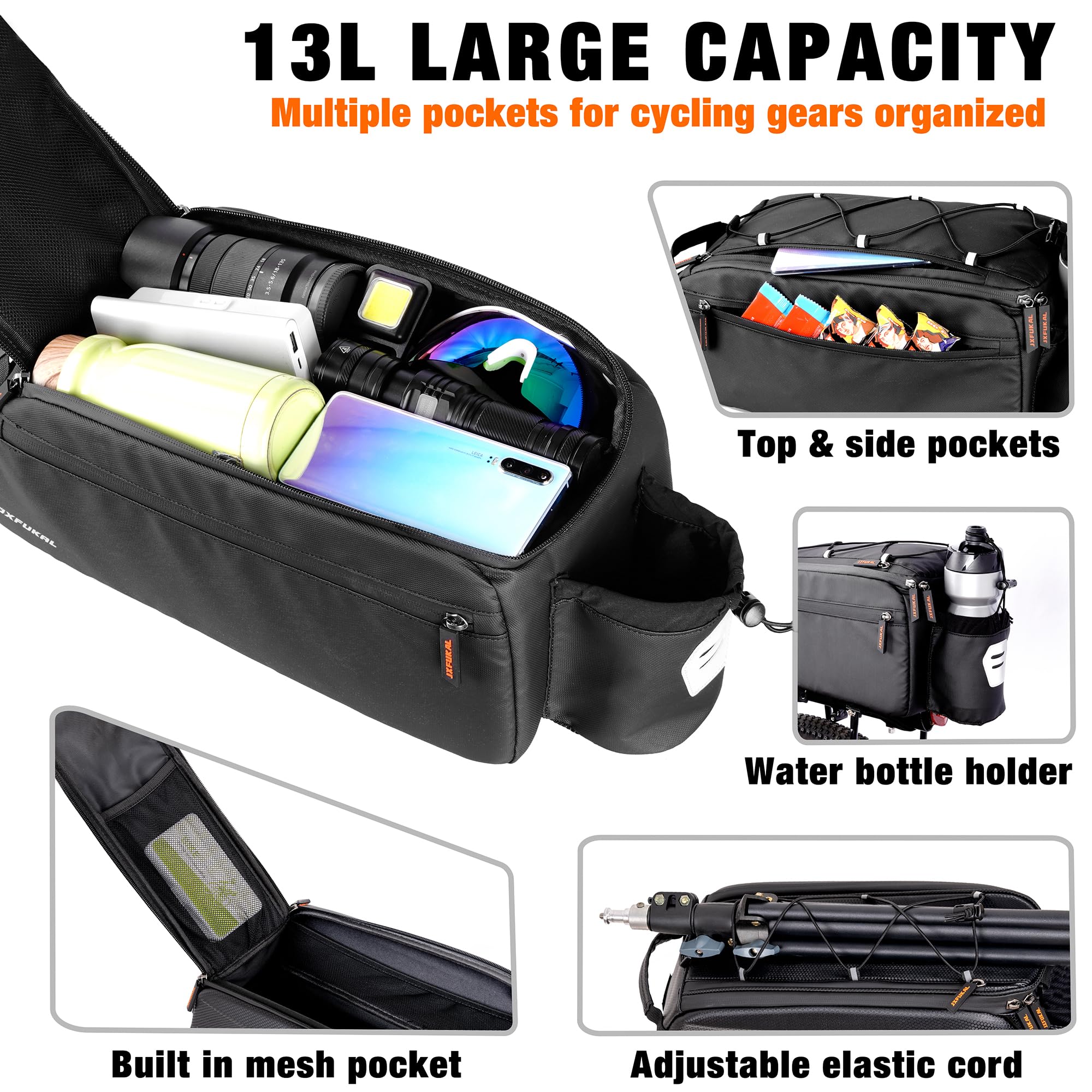 Waterproof Bike Rack Bag