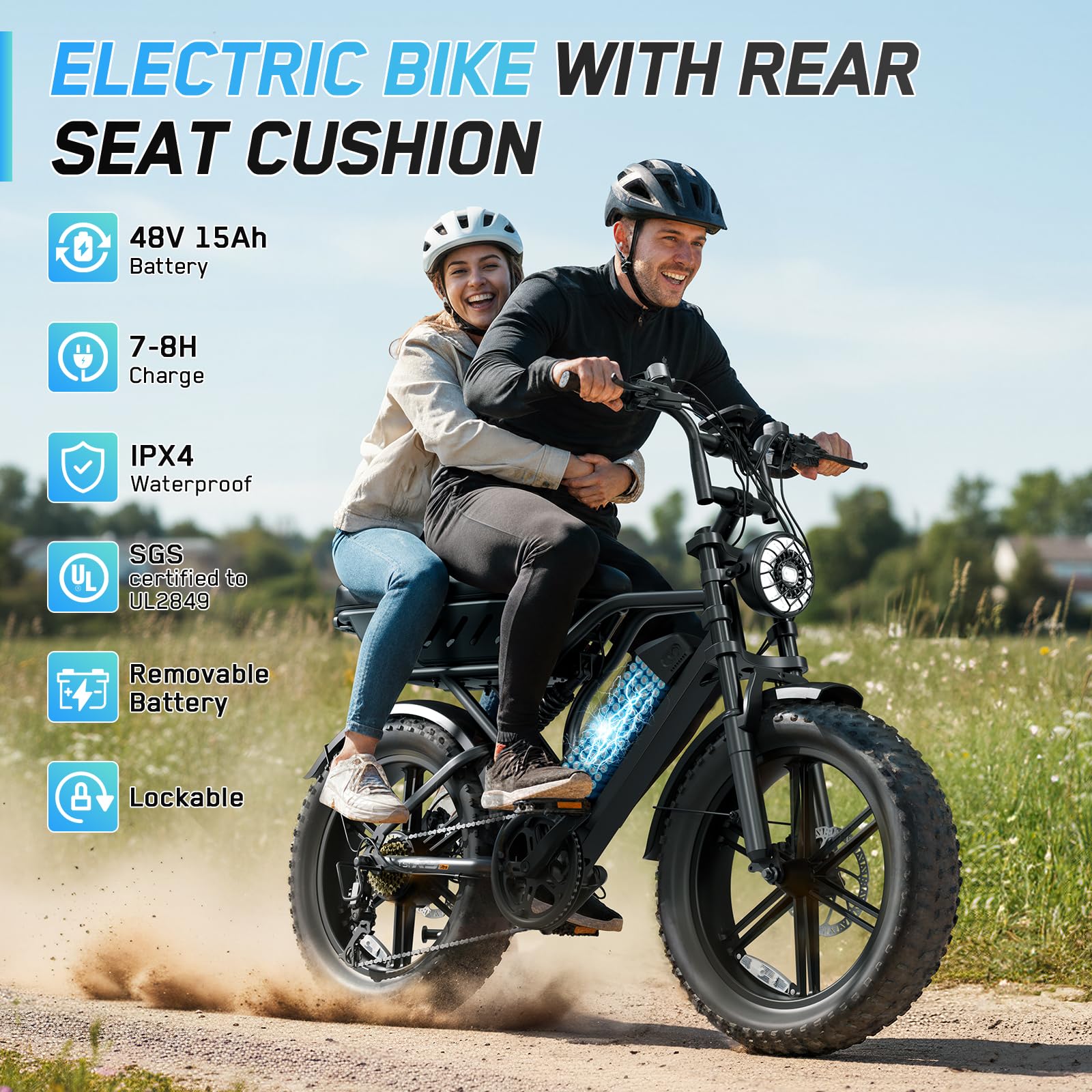 Retro Fat Tire Electric Bike