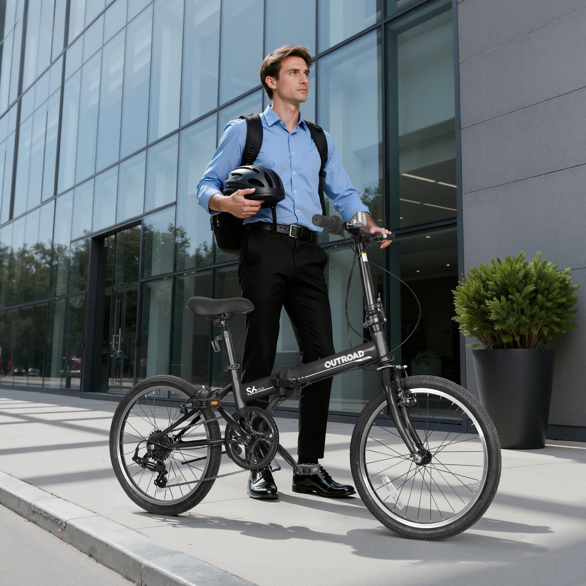 Step-Through Folding Bike