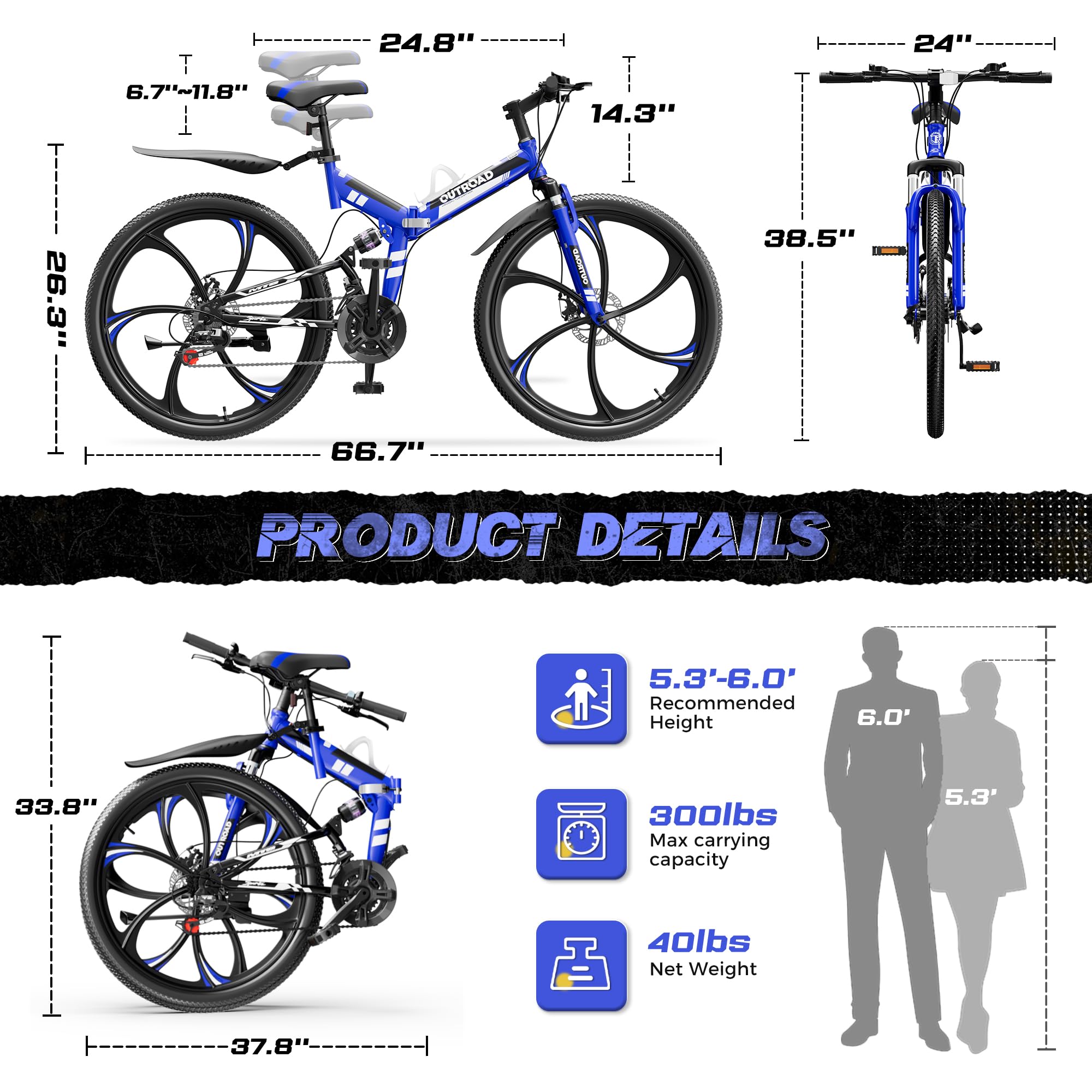 Folding Mountain Bike