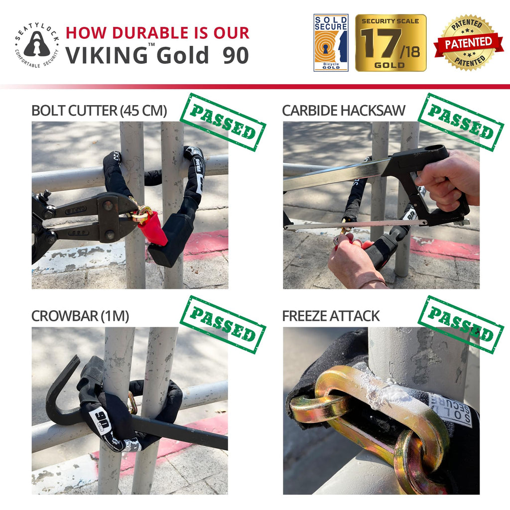 Heavy Duty Bike Chain Lock