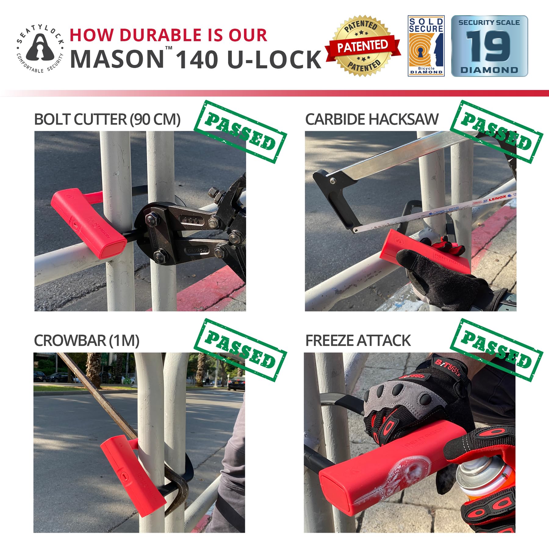 Heavy Duty Bike U-Lock