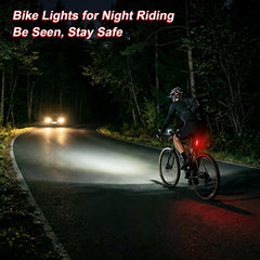 USB Rechargeable Bike Light Set