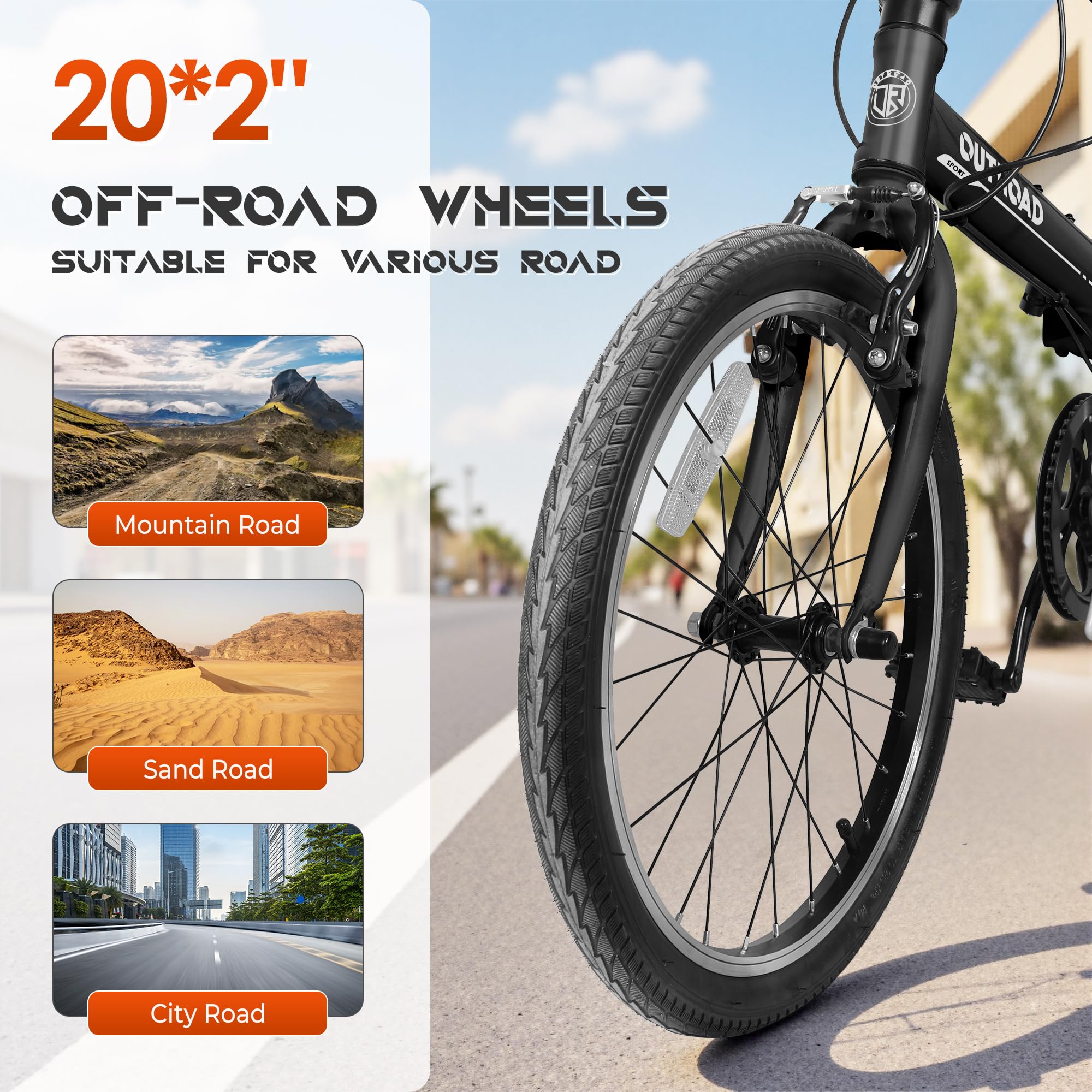 Step-Through Folding Bike