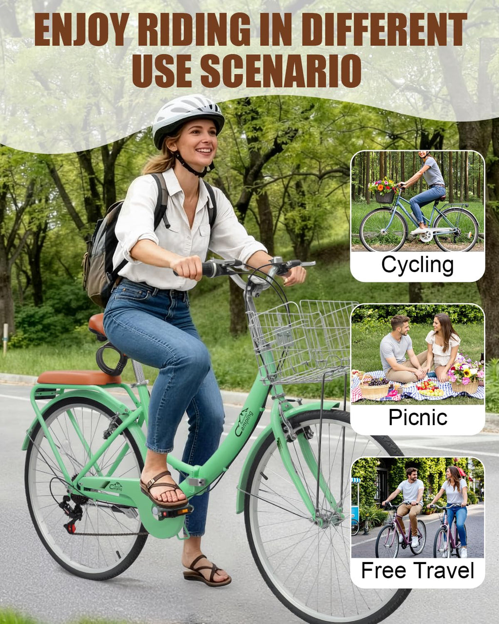 Folding Cruiser Bike