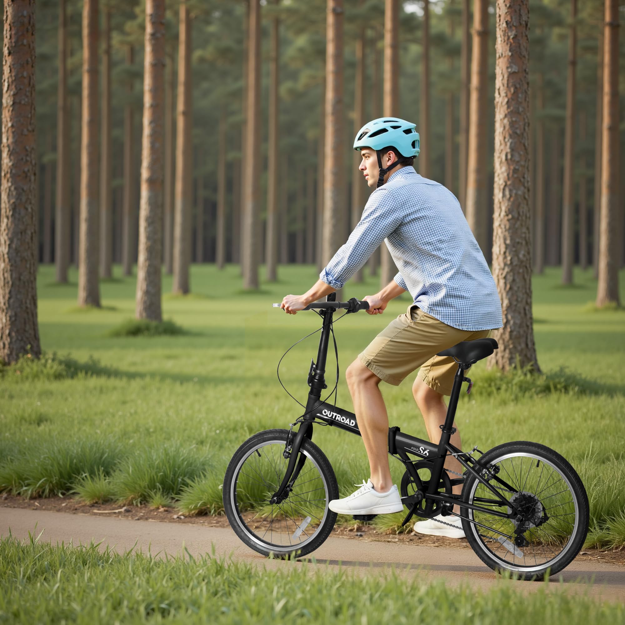 Step-Through Folding Bike