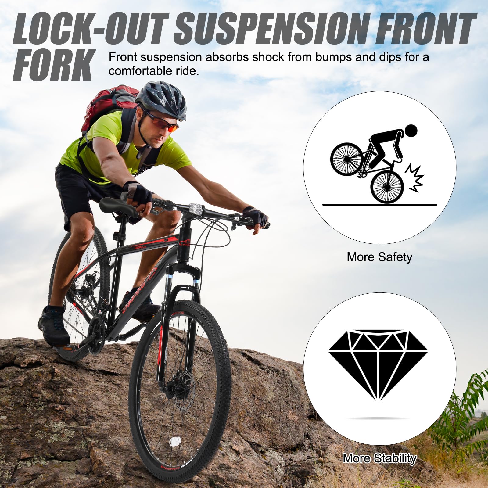 21-Speed Mountain Bike