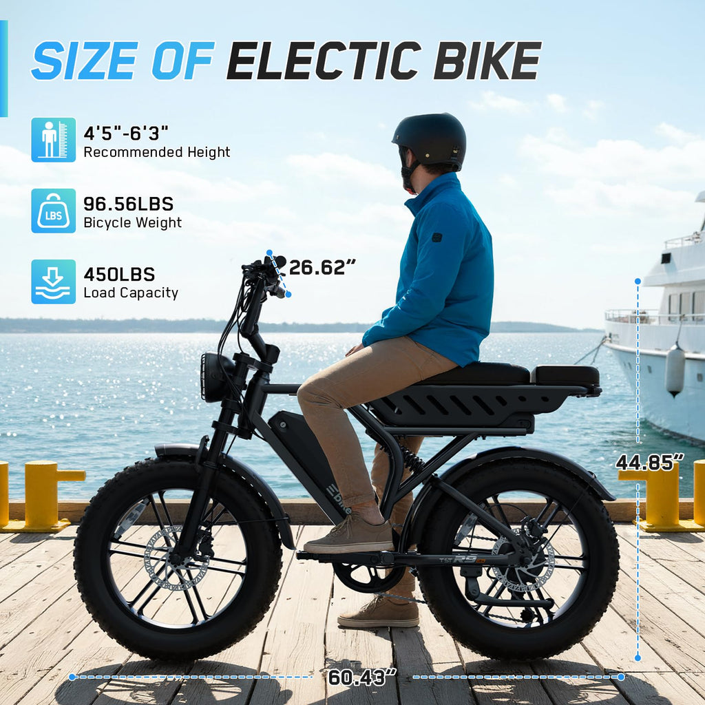 Retro Fat Tire Electric Bike