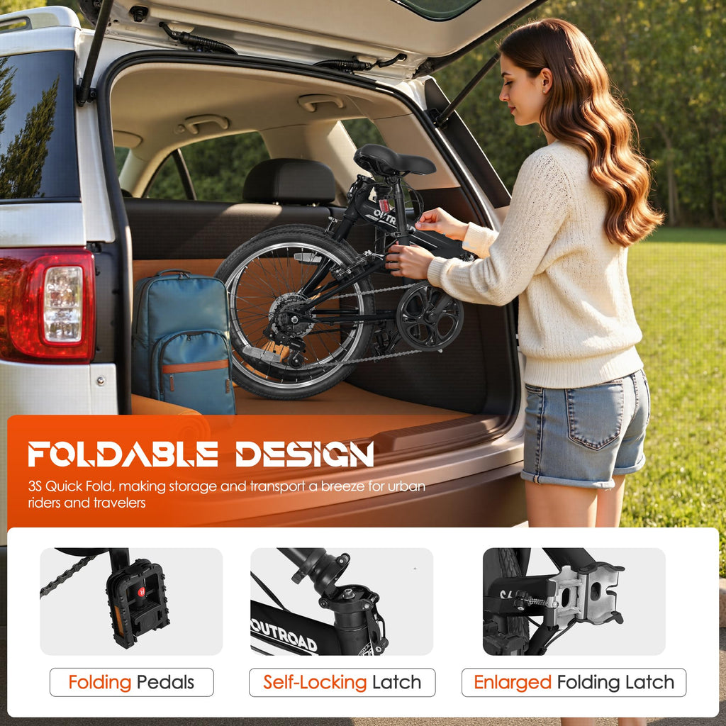 Step-Through Folding Bike