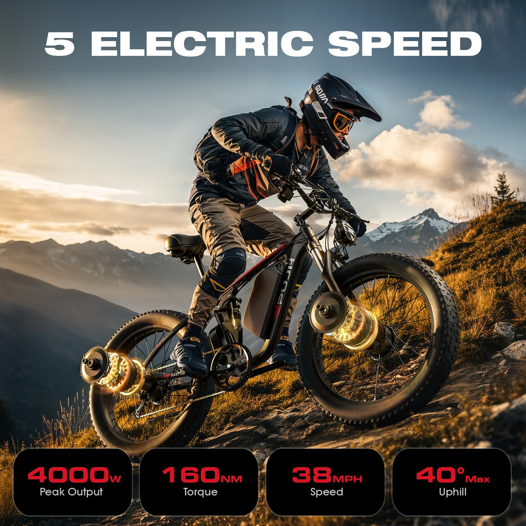 Dual Motor Fat Tire E-Bike
