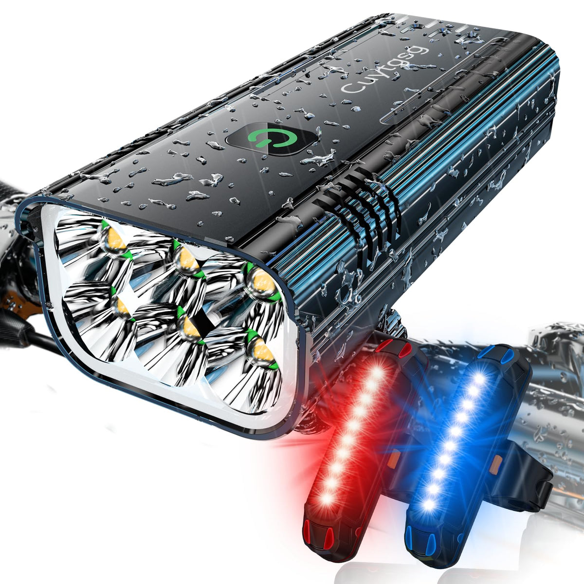 Rechargeable Bike Light Set