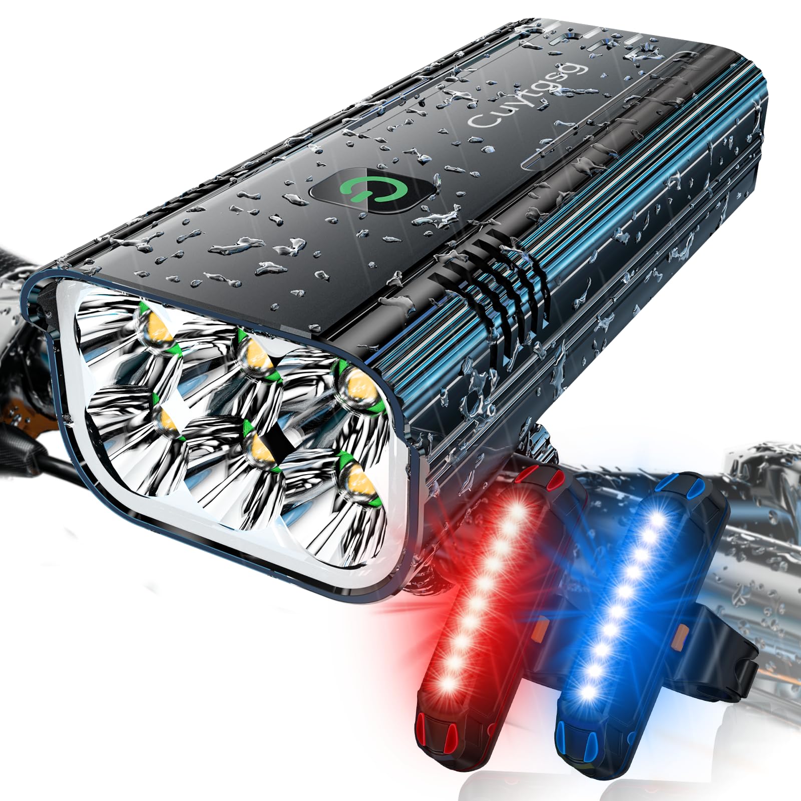 Rechargeable Bike Light Set