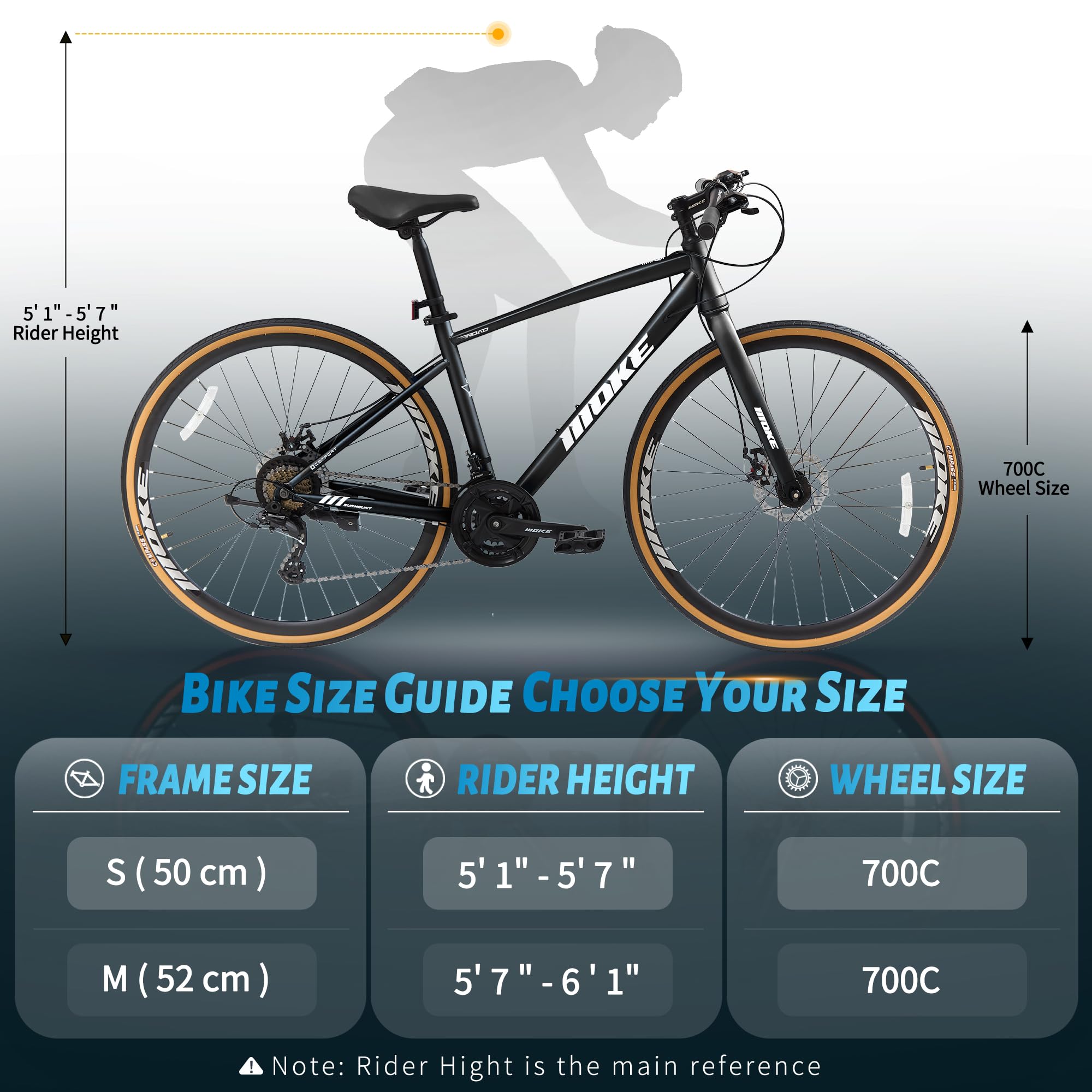 24-Speed Hybrid Bike